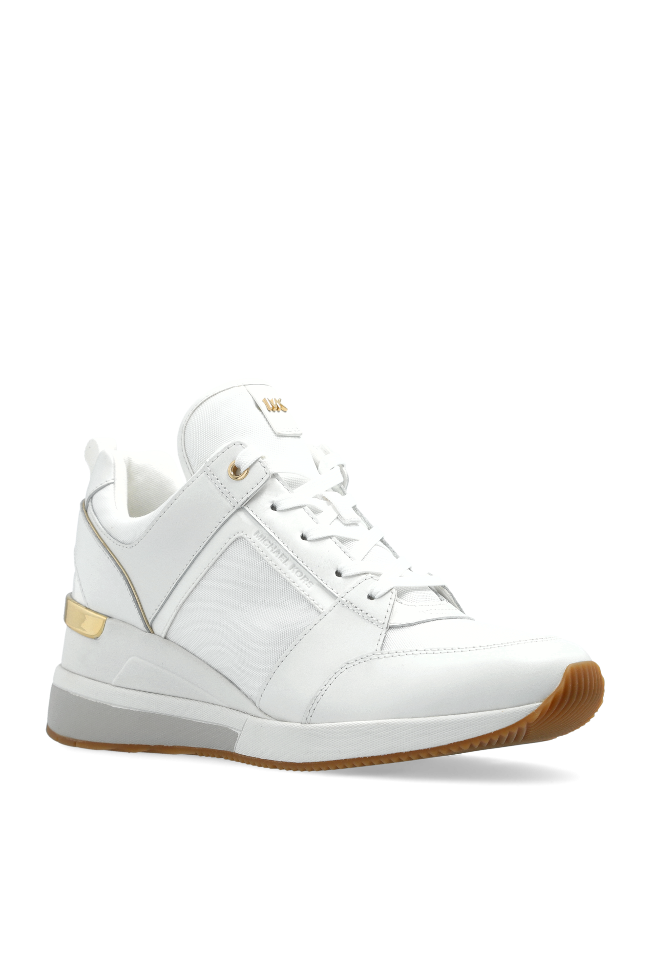 White Georgie Wedge Trainers Michael Michael Kors Vitkac GB